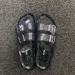 Grey Jelly Slides